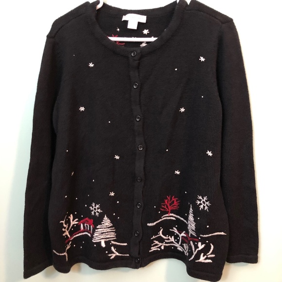 Christopher Banks Embroidered Holiday 